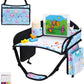 Kids Travel Tray, Travel Tray for Kids Car Seat, Toddler Car Seat Lap Tray, Carseat Tray for Kids Travel, Carseat Table Tray for Kids Travel Activities (Blue)