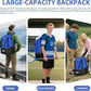 LARIPOP Lacrosse Bag Extra Large Backpack with Stick Holders & Helmet Compartment for Men Women Youth