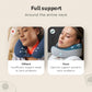 Travel Pillow - Airplane Neck Pillow with 360° Support - 100% Pure Memory Foam Flight Pillow for Sleeping on Airplanes - Travel Neck Pillow for Traveling