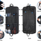 Zilink 48 Inch Garment Bags for Travel Heavy Duty Travel Suit Bag for Men Women with Buckles & Shoulder Strap Garment Bags for Hanging Clothes, Black