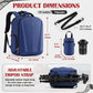 SDYSM Camera Backpack, Large Camera Bag for Photographers Professional DSLR/SLR Mirrorless Camera Case Compatible for Sony Canon Nikon, Blue