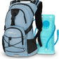 National Park Foundation 18L Hydration Backpack with 2 Liter Hydro Water Bladder Bag, Lightweight Daypack for Cycling, Hiking, Running, Climbing, for Men Women Kids