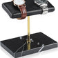 LYS&LYX Watch stand watch display stand watch holder watch Handcrafted watch holder (2--black/glod/black)