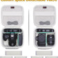 Hard Camera Case Bag Compatible with Canon EOS Rebel T7/T100/T6/R50/R6 or Kodak Pixpro AZ405/AZ425/AZ255/AZ401/AZ252/AZ528 DSLR Camera,for Canon Sony Kodak Panasonic Nikon Mirrorless Camera,Cream