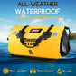 Waterproof Duffel Bag - Motorcycle Dry Bag Tail Bag with Large Storage Space, Waterproof Luggage Duffle Bags with Outer Mesh Zipper Pocket for Camping, Kayaking, Fishing & Traveling - Roamly