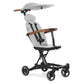 Evolur Cruise Rider Stroller with Canopy, Lightweight Umbrella Stroller with Compact Fold, Easy to Carry Travel Stroller - Koala Gray