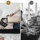 Travel Laundry Bag, Pump Free Vacuum Storage Bag Reusable Compression Dirty Clothes Travel Bag Waterproof Wet Dry Bags Large Capacity Space Saver Bags Camp Clothes Organizer (1 Pcs)(Gray, L)