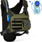 Hydration Vest（The design patent has been granted ）with 2L Water Bladder for Men and Women,Lightweight Adjustable Hydration Backpack,Reflective Running Hydration Chest Bag for Hiking Climbing Cycling