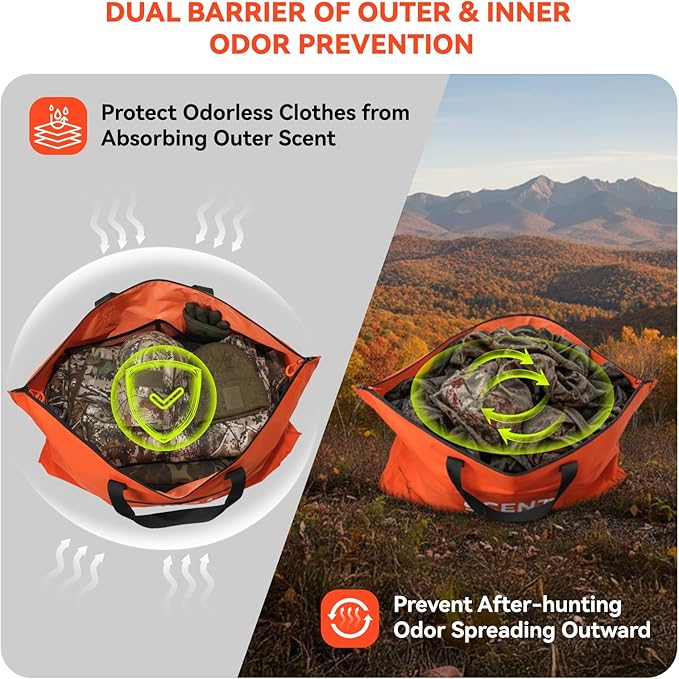 Scent Proof Bag & Deer Drag Sled - Buy Together to Save