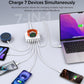 170W USB C Charging Station Block, Travel Charger for Multiple Devices, USB C Charger Plug for iPhone 16 15 14 13 12 Series, Apple Watch Ultra SE 10 9 8 7 6 5 4 3 2, AirPods, MacBook Pro Air, iPad - Roamly