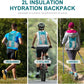 INOXTO Hydration Pack Backpack ，Water Backpack with 2L Leakproof Water Bladder, Running Hydration Vest for Man, Daypack for Cycling Motocross Climbing Trail Running