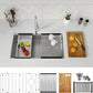 32 Inch Workstation Kitchen Sink, TECASA Undermount Deep Single Bowl, Stainless Steel with Integrated Ledge and Accessories, World-Class Manufacturing Standard (32" x 18" x 10")