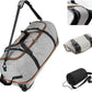 Vomgomfom 32" Soft-Sided Foldable Wheeled Travel Duffel Bag,Expandable 110L to 140L Rolling Cargo Bag with 2 Wheels and Multiple Pockets,Grey - Roamly