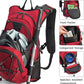 Hydration Backpack Pack with 2L Water Bladder 18L Hiking Backpack Women Men Lightweight Hydropack Insulated Daypack for Biking, Running, Festival - Roamly