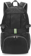 Yaopeing Lightweight Backpack,25L Foldable Hiking Packable,Water Resistant Travel Outdoor Shoulder Bag for Woman Men,Black - Roamly