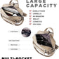 PU Leather Backpack Purse for Women Fashion Multipurpose Design Handbag Ladies Shoulder Bags Travel Backpack Beige