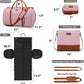 Convertible Garment Duffel Bag for Travel - Carry On Garment Bags With Toiletry Bag Large Weekender Bag for Men Women 2 in 1 Hanging Suitcase Suit Travel Duffel Overnight Bags 4pcs Set