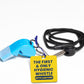 The Protector Whistle P51 - Coach Whistle - Official Whistle for Sports, Removable Cushioned Mouth Grip, Loud Safety Whistle for Adults with Breakaway Lanyard - Emergency Whistle Teacher Lifeguard