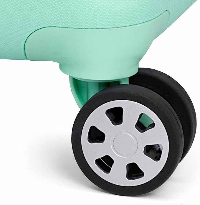 Traveler's Choice Pagosa Hardshell Expandable Luggage with Spinner Wheels, Mint, 30-Inch Large