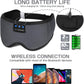 LC-dolida Sleep Headphones, Sleep Mask Bluetooth Wireless Music Eye Mask, Sleeping Headphones for Side Sleepers Sleep Mask with Bluetooth Headphones Ultra-Thin Stereo Speakers Perfect for Sleeping