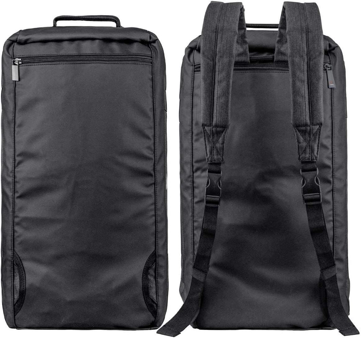 Gym Duffle Bag Backpack Waterproof Sports Duffel Bags Travel Weekender Bag for Men Women Overnight Bag with Shoes Compartment Black - Roamly