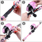 ODDSPRO Kids Fishing Pole Pink, Portable Telescopic Fishing Rod and Reel Combo Kit - with Spincast Fishing Reel Tackle Box for Girls, Youth
