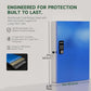 WeHere 192 Key Lock Box Wall Mount, APP Bluetooth/Wi-Fi, OTP/Fixed Code, Smart Key Cabinet with Tag, Key Organizer Holder box for Office, Valet, Realtor, Hotel Key Management