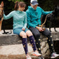 Bamboo Viscose Compression Socks for Women Men 2 Pairs 15-20mmHg Knee High Compression Socks Travel Nurse