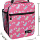 Hap Tim Lunch Box, Insulated Lunch Bags, Soft Mini Cooler Bag for Thermal Meal Tote Kit, Pink Unicorn Rainbow (18654-PKU)