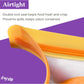 (re) zip 10-Pack Reusable Sandwich Lunch Bags | BPA-Free, Food Grade, Leakproof, Freezer Safe, Dishwasher Safe, Travel Friendly | 3.5 Cup / 28-Ounce | Clear