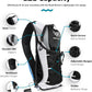 Water Buffalo Hydration Backpack - Lightweight Hydration Pack with 2L Water Bladder - Water Backpack for Hiking, Running, Biking, and Raves - Road Runner 12L Hydropack Backpack