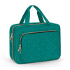 Wedama Toiletry Bag for Women, Medium Cosmetic Travel Bag, Hanging Toiletry Bag for Bathroom, Thickened PVC Waterproof Makeup Bag, Toiletries Bag for Travel Trips and Camping, Turquoise Green - Roamly
