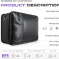 TPU Vacuum Bag for Travel, 70D Nylon Reusable Compression Bag with IP67 Waterproof Zipper, Compression Packing Cubes for Clothing, Space Saver Bags for Luggage and Backpack (Full Open, Grey,1Pcs)