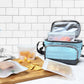 (re) zip 10-Pack Reusable Sandwich Lunch Bags | BPA-Free, Food Grade, Leakproof, Freezer Safe, Dishwasher Safe, Travel Friendly | 3.5 Cup / 28-Ounce | Clear