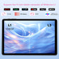 11" Tablet, Android 14 with Octa-core Processor, 12GB+128GB, 1TB Expandtion, 8000mAh Battery, IPS Large Display, BT5.0, 2.4G/5GHz WiFi Tablets (Black)