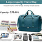 Extra Large Travel Duffle Bag,Carry on Overnight Weekend Bag with Shoes Compartment,Weekender Bags for Women for Travel Business Trips Sport Hospital