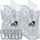 1L Hiking Collapsible Water Bottles, 6-Pack 33OZ BPA-Free Foldable Backpacking Water Bottle for Travel Camping Hiking