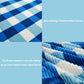 PU MEI Sherpa Blanket Twin Plaid Thick Bed Blanket, 60”*80” Super Soft Flannel Fuzzy Fleece Reversible Velvet Plush Warm Blanket for Couch (Blue Check, 60"*80")