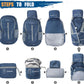 ZOMAKE Ultra Lightweight Packable Backpack 25L - Foldable Hiking Backpacks Water Resistant Small Folding Daypack for Travel(Navy Blue)