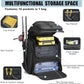 HAMBOLY Fishing Backpack with Rod Holders, 40L Tackle Box Backpack for Fishing Gear, Waterproof Fishing Bag for Men