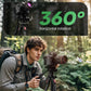 68" Lightweight Camera Tripod Stand, Compact Portable Travel Aluminum Tripod for DSLR/SLR, Compatible with Canon/Nikon/Phone (Supports 8.8 lbs, Weighs 2.46 lbs) Black
