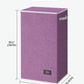 SOLEDI Laundry Hamper with Lid 100L Large & Tall Collapsible Laundry Basket, Clothes Hamper with Bag Removable Easy to Carry, Dirty Hampers for Bedroom, Bathroom, Dorm, College, Purple