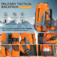 King'sGuard 60L Hiking Backpack Large Waterproof Camping Backpack for Men and Women Lightweight Frameless Backpacking Backpack with Rain Cover (Orange) - Roamly