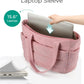 BAGSMART Tote Bag for Women, Lightweight Puffy Tote Bag with Compartments Shoulder Bag Handbag for Travel, Work, Gym,