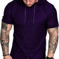 Lexiart Mens Fashion Athletic Hoodies Sport Sweatshirt Solid Color Fleece Pullover
