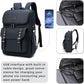 YALUNDISI Vintage Backpack Travel Laptop Backpack with usb Charging Port for Women & Men College Backpack Fits 15.6 Inch Laptop Blue