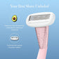 Women's Razor Shave Kit, 1 Rose Razor Handle + 6 Blade Refills