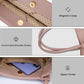KKXIU Tote Bag for Women Vegan Leather Shoulder Purse Large Capacity Travel Bag