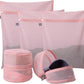 Kimmama Laundry Bag Mesh Wash Bags, Washing Machine Wash Bag, Net Washer Sack with Zipper, Dryer Pouch for Cleaning and Drying Cloths, Garment, Sweater, Delicates, lingerie, Bra, Pant, Sock, Toys
