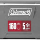Coleman Classic Series Insulated Portable Rolling Cooler with Wheels, Leak-Resistant Outdoor Hard Cooler Keeps Ice up to 5 Days, 100-Quart